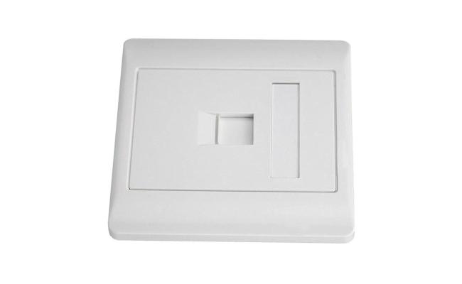 1 Port RJ45 Cat5e Face Plate Wall Socket