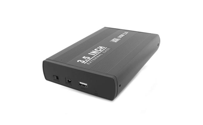 3.5 in USB 2.0 High Speed External SATA HDD Hard Drive Disk Case Enclosure Box