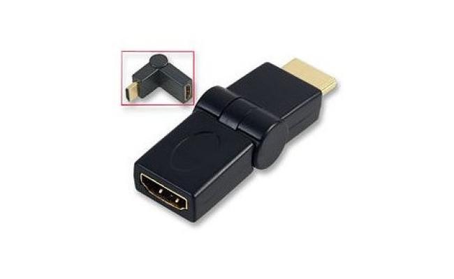 Adjustable HDMI Male to Female Connector