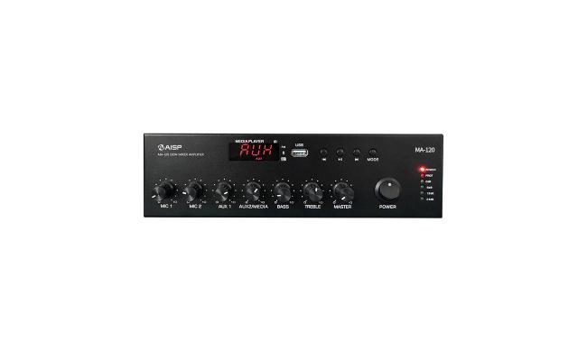 AISP MA-120 Digital Amplifer with BT/USB/FM 120W