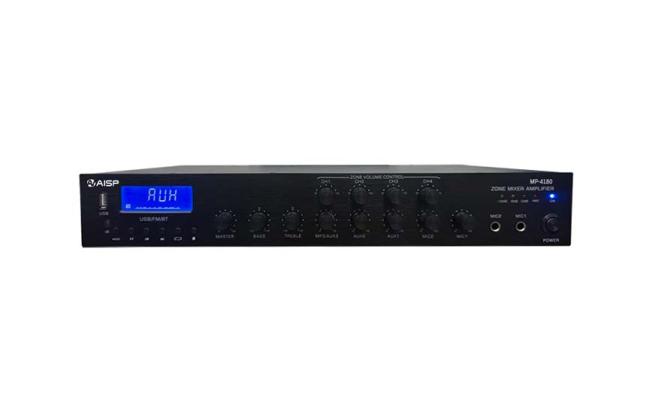 AISP MP-4180 4 Zones Mixer Amplifier 180W