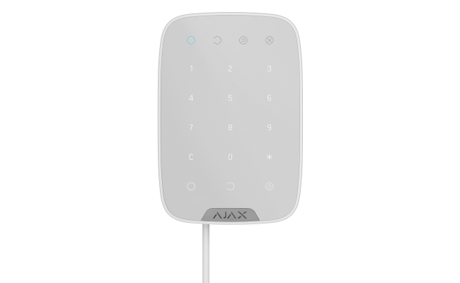 Ajax Wired KeyPad Fibra- White