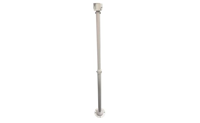 Aluminum Alloy Adjustable Ceiling Camera Bracket from 60cm to 120cm -White