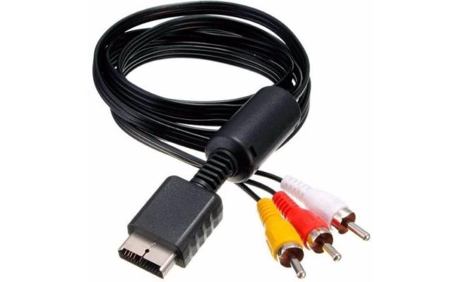 Audio and Video Cable Connecting Your P.S/P.S2 To TV System