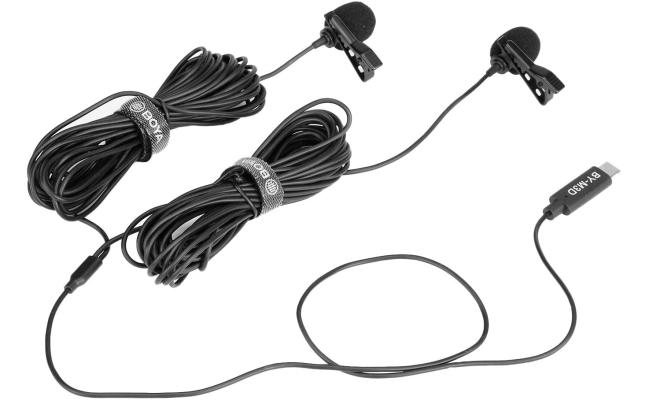 BOYA BY-M3D Dual lapel USB Type-C Microphone