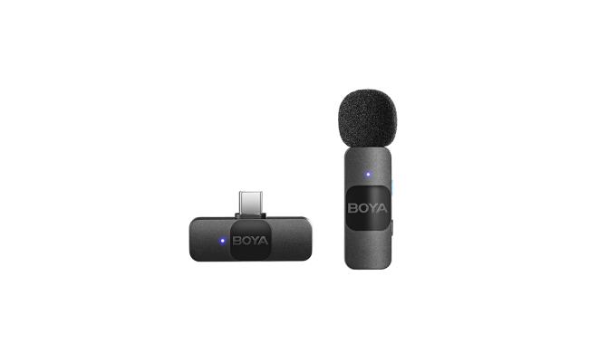 BOYA BY-V10 Ultracompact 2.4GHz Type-C Wireless Microphone System