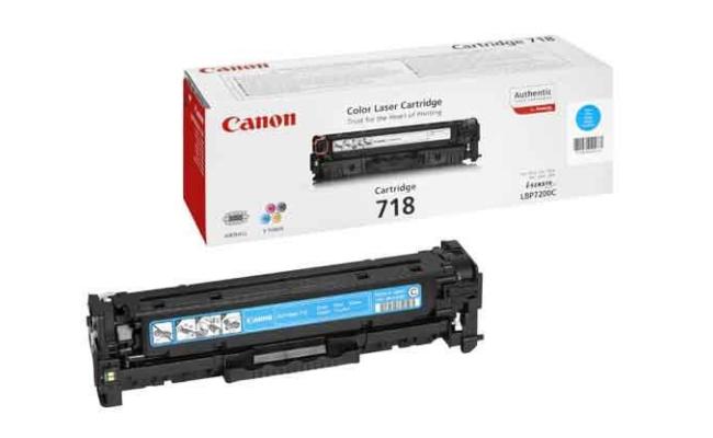 Canon EP-718C Cyan Toner Cartridge Compatible with iSENSYS LBP7210, LBP7660, LBP7680, MF8340, MF8350, MF8360, MF8380, MF8540, MF8550, MF8580