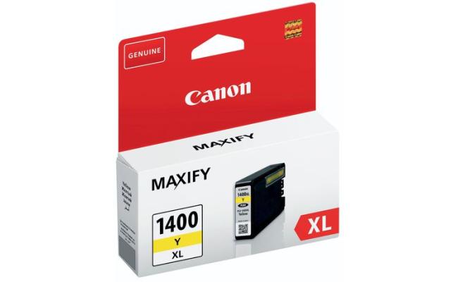 Canon PGI-1400XLY Yellow Inkjet Cartridge Compatible with MAXIFY MB2040/MB2340