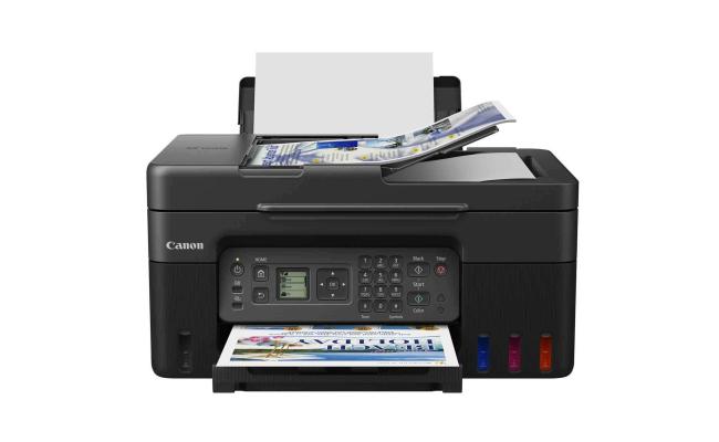 Canon PIXMA G4470 Ink Tank All-in-One Wireless Multi-function (Copy/Print/Scan/Fax/ADF) Printer