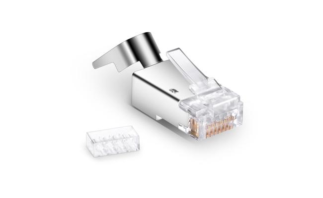 Cat7 FTP RJ45 Modular Plugs 2-Piece Connectors 1 Pcs