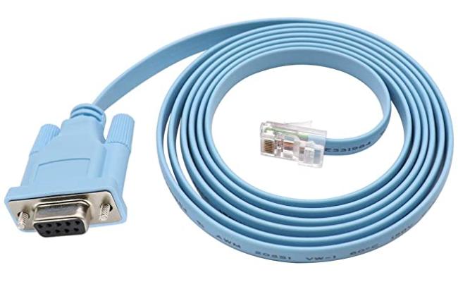 Compatible Rollover Console Cable - DB9 Female to RJ45 -1.5M