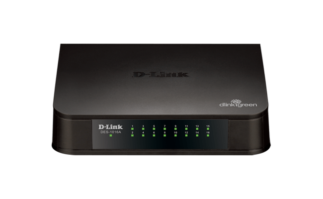 D-Link DES-1016A 16-port 10/100 Unmanaged Switch