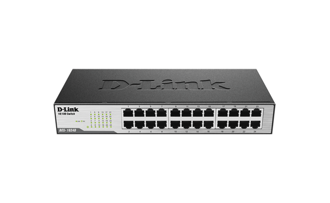 D-Link DES-1024D 24-Port Fast Ethernet Unmanaged Switch