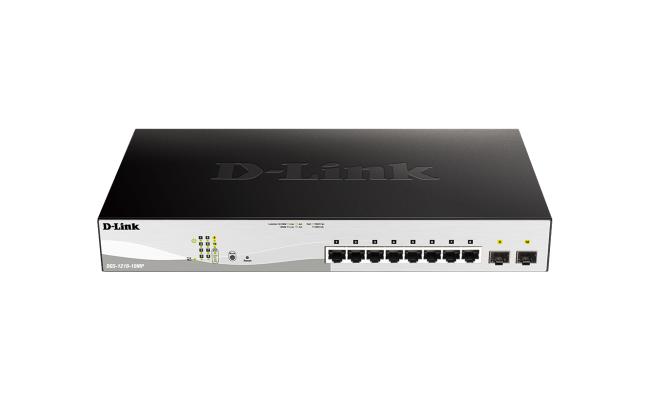 D-Link DGS-1210-10MP 10-Port Gigabit Smart Managed PoE Switch