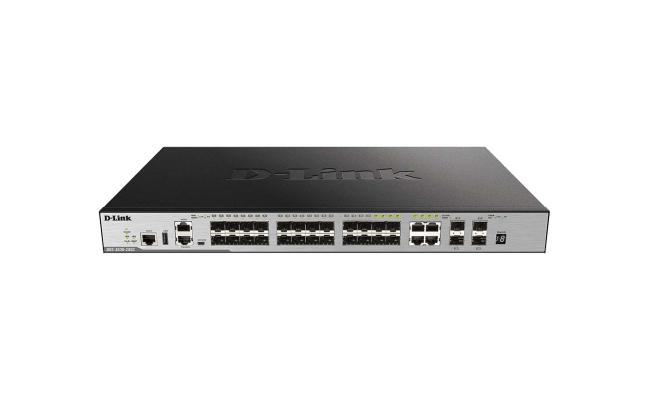 D-Link DGS-3630-28SC 28-Port Layer 3 Stackable Managed Gigabit Fiber Switch