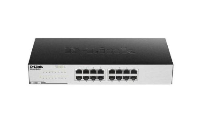 D-Link DGS-F1016/E 16 Port 10/100/1000 Mbps Unmanaged Switch
