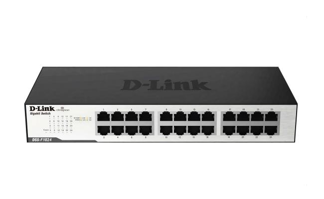 D-Link DGS-F1024/B 24 Port 10/100/1000 Mbps Unmanaged Switch
