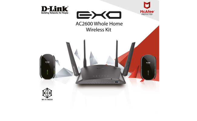 D-Link DIR-2660/P3 AC2600 Whole Home Wireless Kit