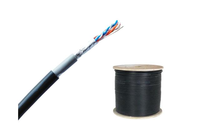 D-Link NCB-C6FOBLR-305 CAT6 FTP 23 AWG PVC/UV PVC Outdoor Cable Drum 305m Roll