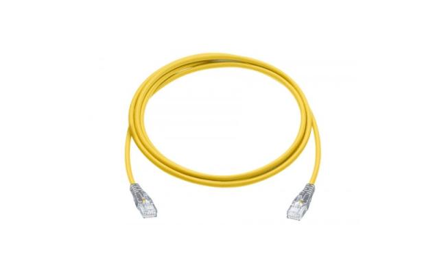 D-Link NCB-C6UYELR1-05 Cat6 UTP 24 AWG PVC Round Patch Cord-0.5M