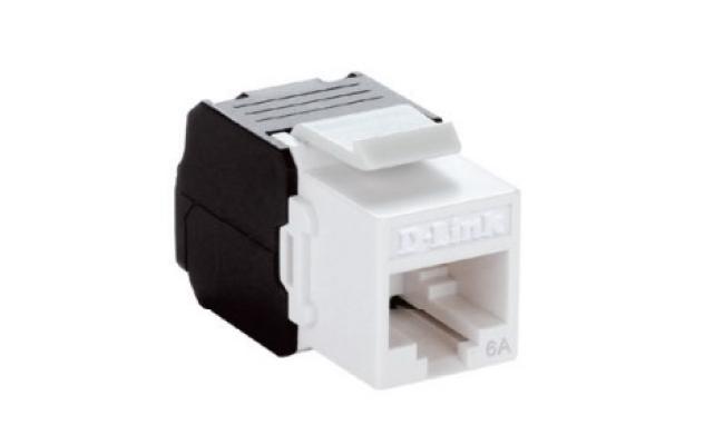D-Link NKJ-6AWHI1B21 CAT6A 10G Keystone Jack -White