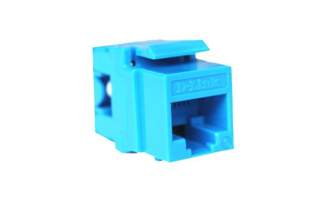 D-Link NKJ-C6BLU1B21 Cat6 UTP Keystone Jack -Blue
