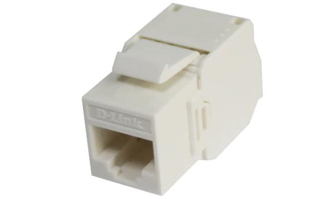 D-Link NKJ-C6TWHI1B21 CAT6 UTP Tool-less Keystone Jack