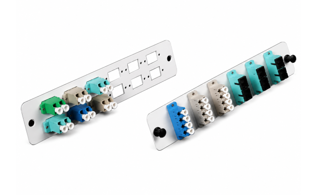 D-Link NPL-FXDSC-06 Unloaded Adapter Panel Accepts 6 Simplex SC/6 Duplex LC Adapters