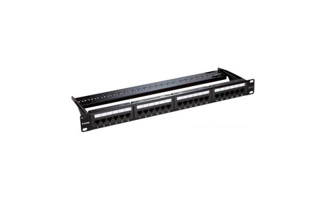 D-Link NPP-C62BLK241 24 Port Cat6 UTP Fully Loaded Patch Panel