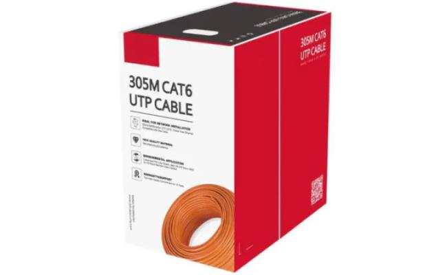 Dahua PFM920I-6UN-CN UTP CAT6 Cable Drum 305M  -Orange