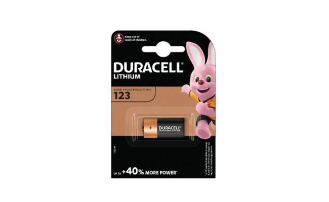 Duracell CR123A 3V Lithium Battery