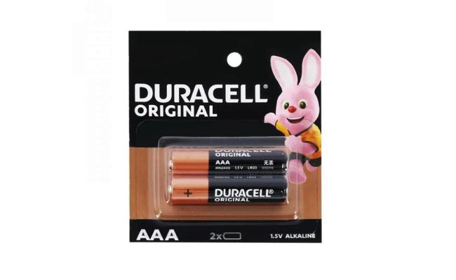 DURACELL Long Lasting AAA Alkaline Battery 1.5V x2