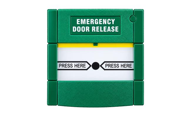 Emergency Door Release Button – Green
