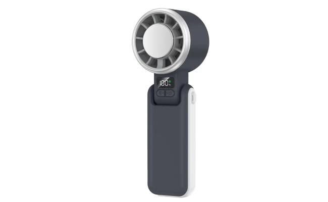 FAN-H03B Smart Digital Display High Speed Handheld Ice Cooling Fan