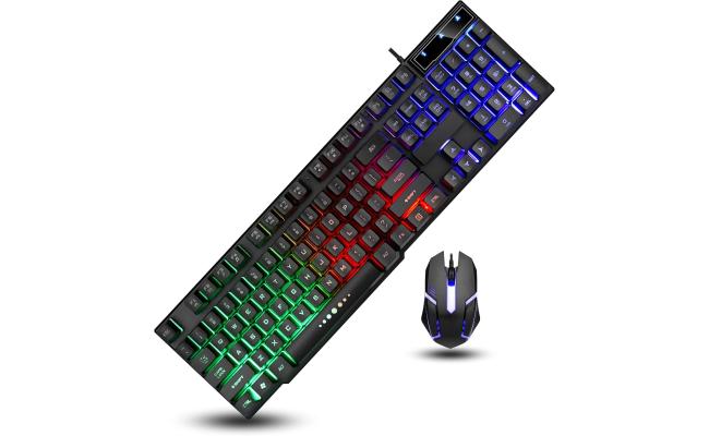 FC-7088 Gaming RGB Wired USB Keyboard & Mouse Combo