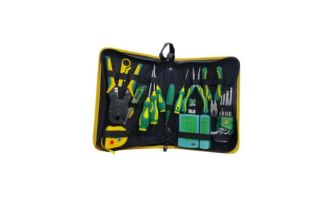 Feibao 0878 Mutlifunctional Network Cable Tester Tool Kit 15 Pcs