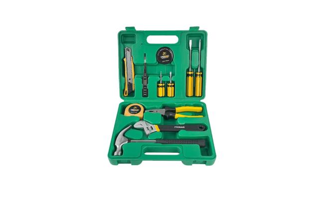 Feibao F28-8012 Multifunctional Household Tool Box 12 PCS