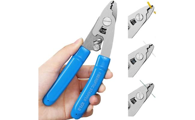 Fiber Optical Cable Stripper Cutter Wire Plier