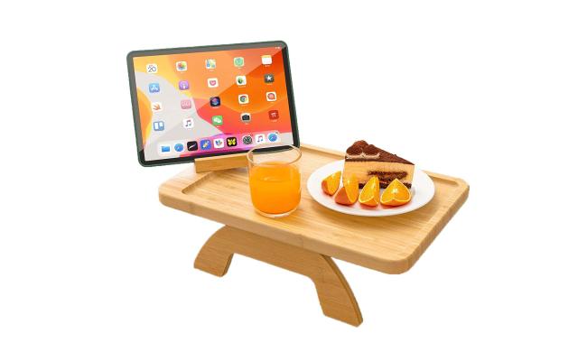Foldable Bamboo Sofa Tray Table
