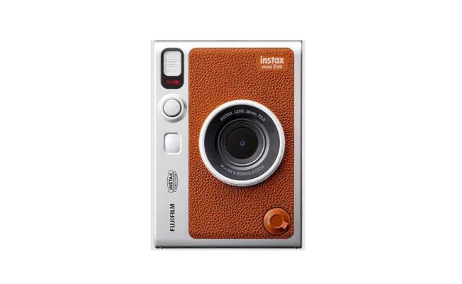 FUJIFILM INSTAX Mini EVO Instant Digital Camera -Brown