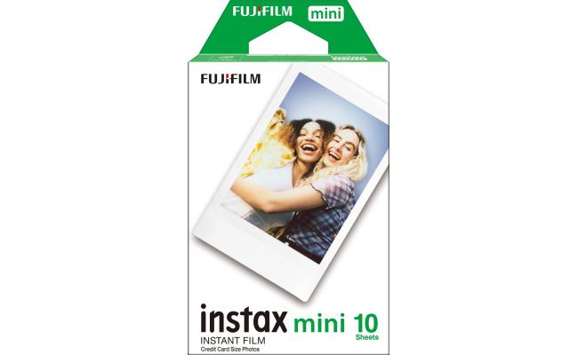Fujifilm Instax Mini Instant Film Single Pack (White)- 10 Sheet