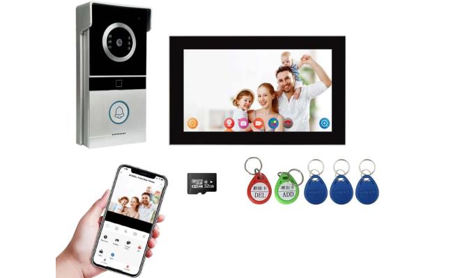GY-TA101B-HTD2 10 inch 1080P Screen Wi-Fi Analog Video Intercom Kit