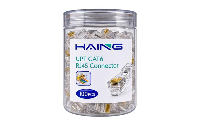 HAING CAT6-UTP-EZ03 UTP CAT6 RJ45 Connector 100 Pcs