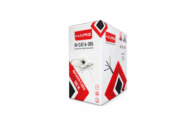 HAING CB-CAT6-305M Cat6 UTP Cable Drum 305M