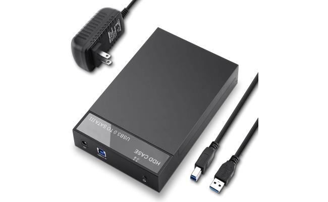 Haing Hard Drive Enclosure, USB 3.0 to SATA Docking Station for External Hard Drive SATA III