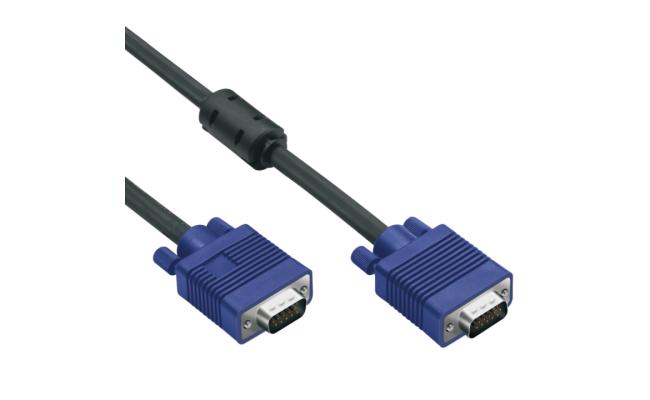 HAING HD15 1080P 15 Pin VGA Male to 15 Pin VGA Male Cable -3M