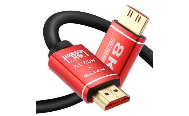 HAING HD8K01 8K High Speed HDMI 2.1 HDTV Cable with Ethernet 1.5M