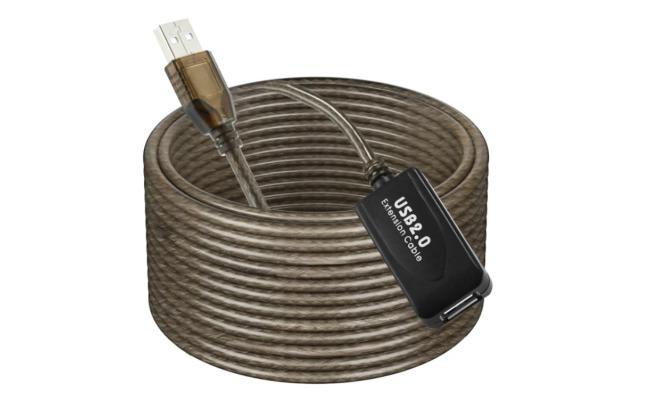 HAING HI-0105-UEC USB 2.0 Type-A Male to A Female Active Extension & Repeater Cable 5M