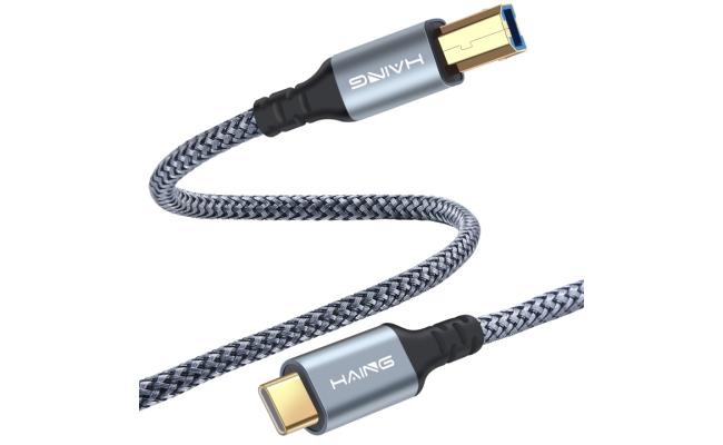 HAING HI-0108-CBC Type-C to USB B Printer Cable 1.8M
