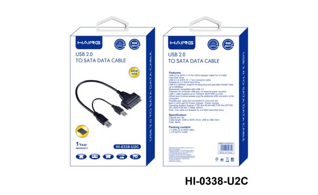HAING HI-0338-U2C USB 3.0 to Sata Data Cable